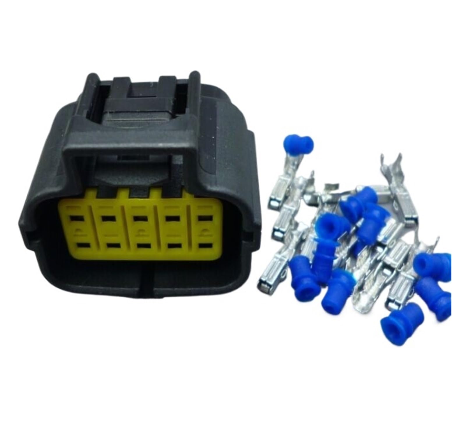 Ruiting Store 2,3,4,6,8,10 Pin Way 174354-2 174352-2 Männlich Weiblich Versiegelter Auto-Kabelanschlussstecker compatible with the Auto-LKW(1set 10pin female) von Tongkat