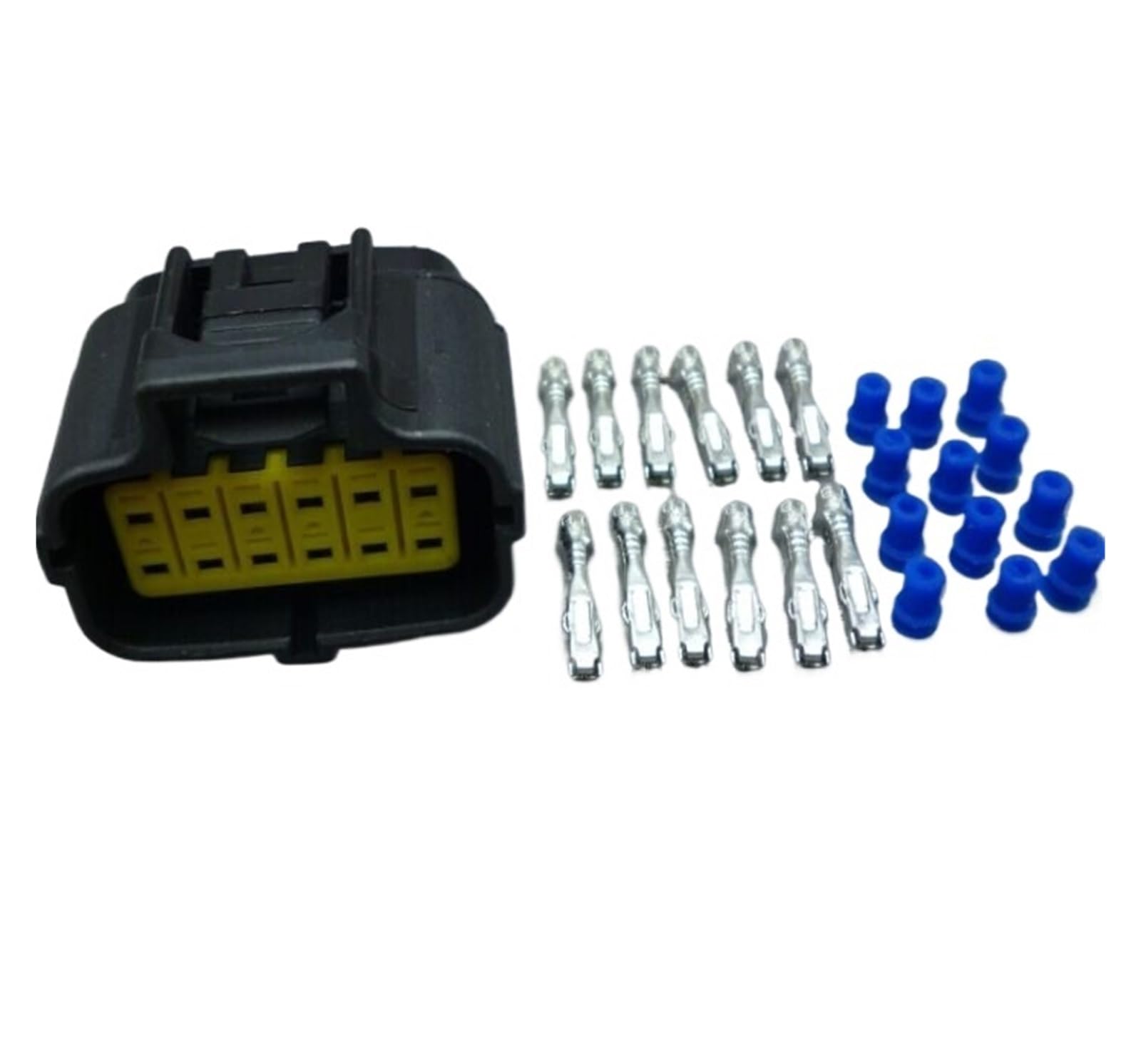 Ruiting Store 2,3,4,6,8,10 Pin Way 174354-2 174352-2 Männlich Weiblich Versiegelter Auto-Kabelanschlussstecker compatible with the Auto-LKW(1set 12pin female) von Tongkat