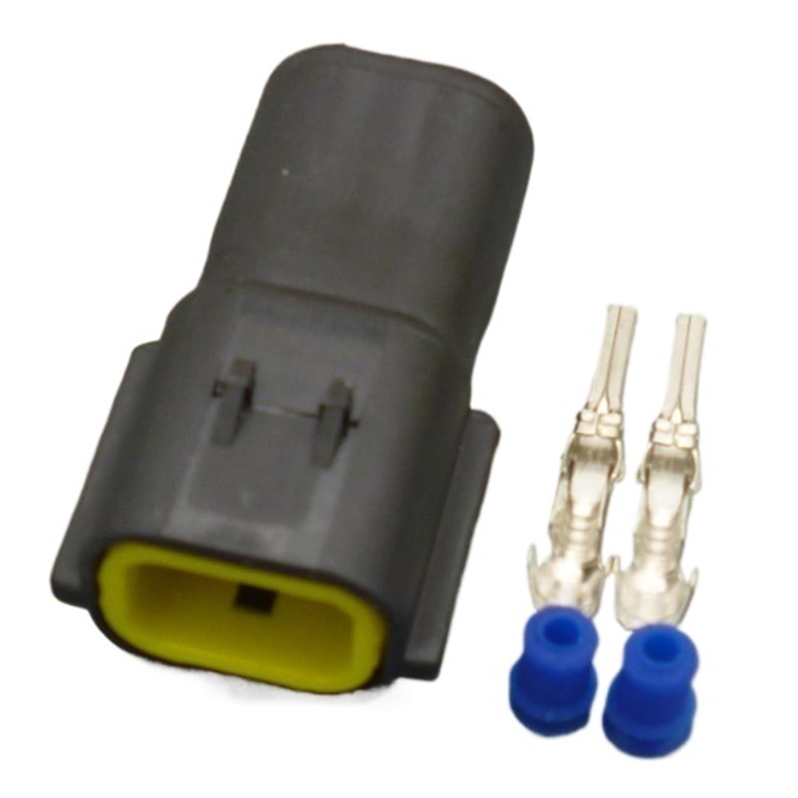 Ruiting Store 2,3,4,6,8,10 Pin Way 174354-2 174352-2 Männlich Weiblich Versiegelter Auto-Kabelanschlussstecker compatible with the Auto-LKW(1set 2pin male) von Tongkat