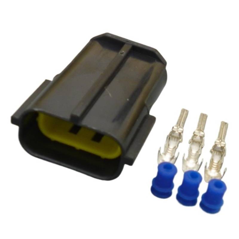 Ruiting Store 2,3,4,6,8,10 Pin Way 174354-2 174352-2 Männlich Weiblich Versiegelter Auto-Kabelanschlussstecker compatible with the Auto-LKW(1set 3pin male) von Tongkat