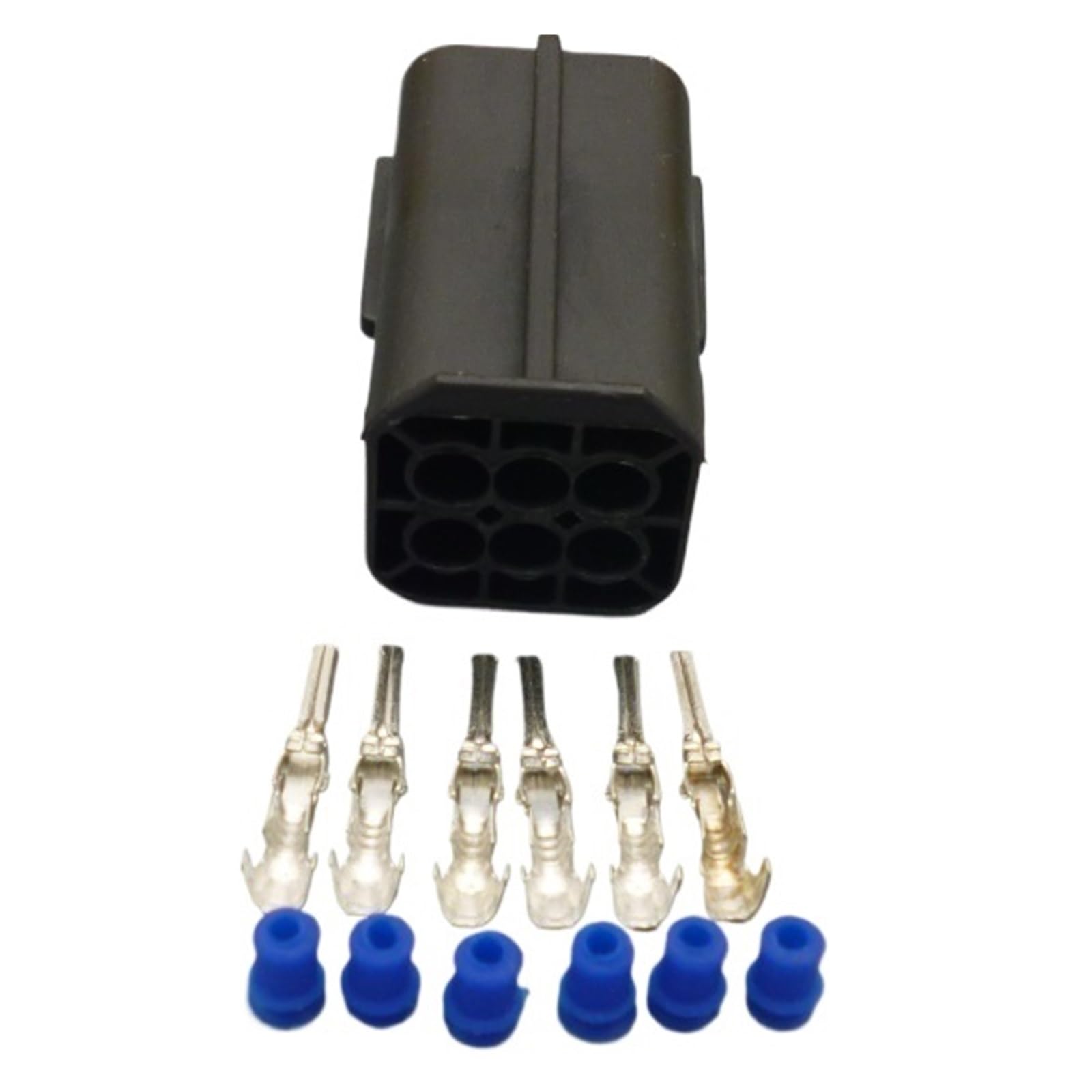 Ruiting Store 2,3,4,6,8,10 Pin Way 174354-2 174352-2 Männlich Weiblich Versiegelter Auto-Kabelanschlussstecker compatible with the Auto-LKW(1set 6pin male) von Tongkat