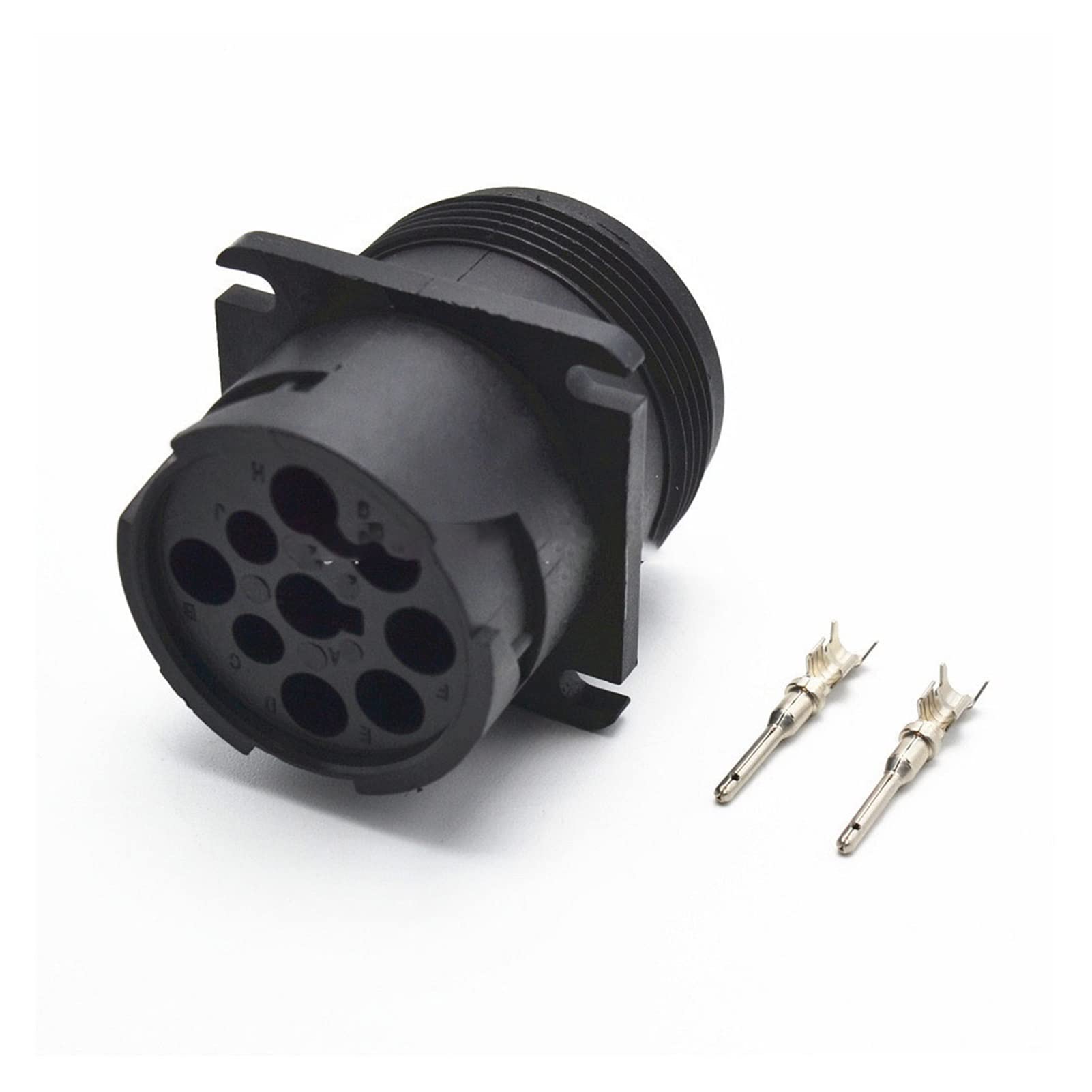 Tongkat Ruiting Store 1 Satz 9 pin HD16-9-1939S HD10-9-1939P. English Black Circular Aviation Weiblicher männlicher Stecker Fit Compatible den Track J1939(Male) von Tongkat