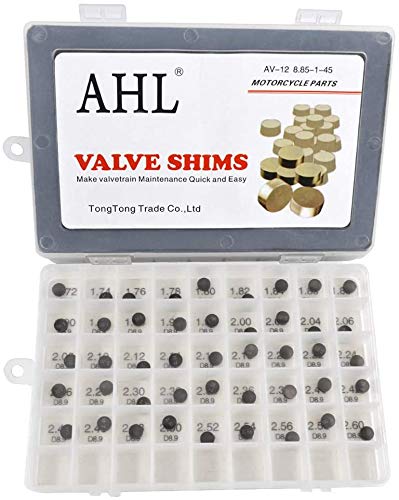 AHL 8.85mm 45pcs - 1 pro Dicke 1.72mm-2.60mm Ventil Shim Ventile einstellen für 350 SX-F 2011-2021/350 XC-F 2011-2020/350 XCF-W 2012-2021/350 2012-2014/505 XC-F 2008-2009 von Tongtong