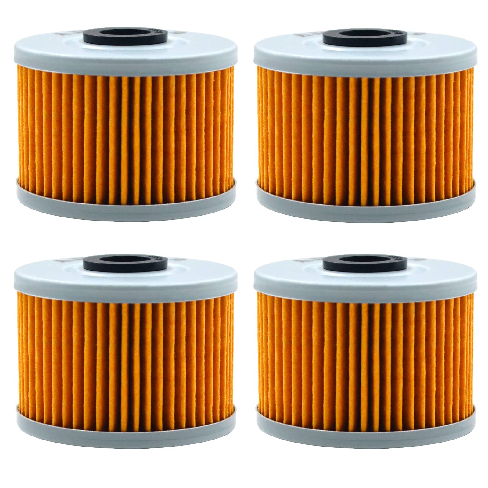 AHL - Motorrad Ölfilter 4 pcs für KAWASAKI BN125 ELIMINATOR 125 1998-2009/ BR125 Z125 Pro 125 2020 / KFX450R 449 2008-2014/ KLX250 250 1990-1992 von Tongtong