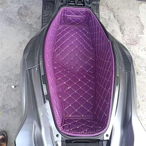 Für PCX160 PCX 160 2018-2024 Motorrad Zubehör Kofferraum Hinten Kissen Innen Sitz Lagerung Eimer Gepäckträger Futter Pad (Purple) von Tongyaoyao