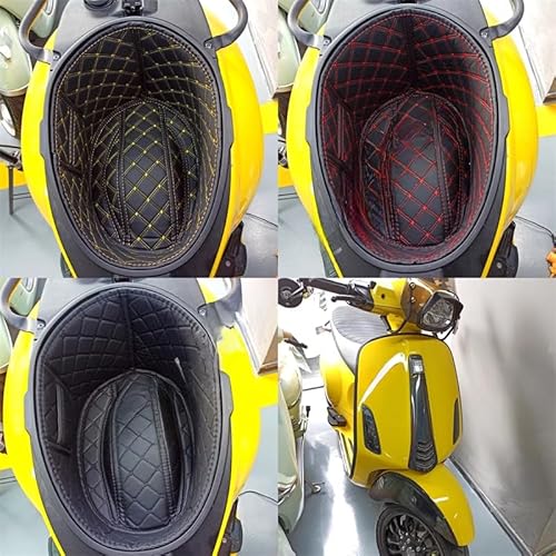 Motorrad hinten Kofferraum Cargo Liner Protector Sitz Eimer Pad Zubehör kompatibel mit Vespa Sprint125 Primavera Sprint 150 Motorrad Kofferraum Innenkissen Pad (Gold) von Tongyaoyao