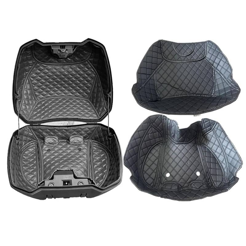 Tongyaoyao Motorrad Hinten Zubehör 50L Kofferraum Eimer Lagerung Kissen Bezug geeignet für Forza350 NSS350 ADV350 Forza 350 50L Gepäck Innenraum Schwanz Schutzhülle Bag Protector (Ein Set) von Tongyaoyao