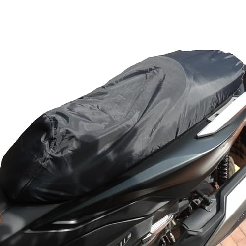 Tongyaoyao Motorrad Rücksitzbezug Sitzbezug Sitzbezüge Zubehör kompatibel mit NMAX155 N-MAX155 N-MAX155 NMAX 155 N-MAX (Black) von Tongyaoyao