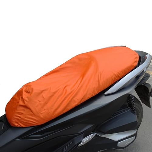 Tongyaoyao Motorrad Rücksitzbezug Sitzbezug Sitzbezüge Zubehör kompatibel mit NMAX155 N-MAX155 N-MAX155 NMAX 155 N-MAX (Orange) von Tongyaoyao