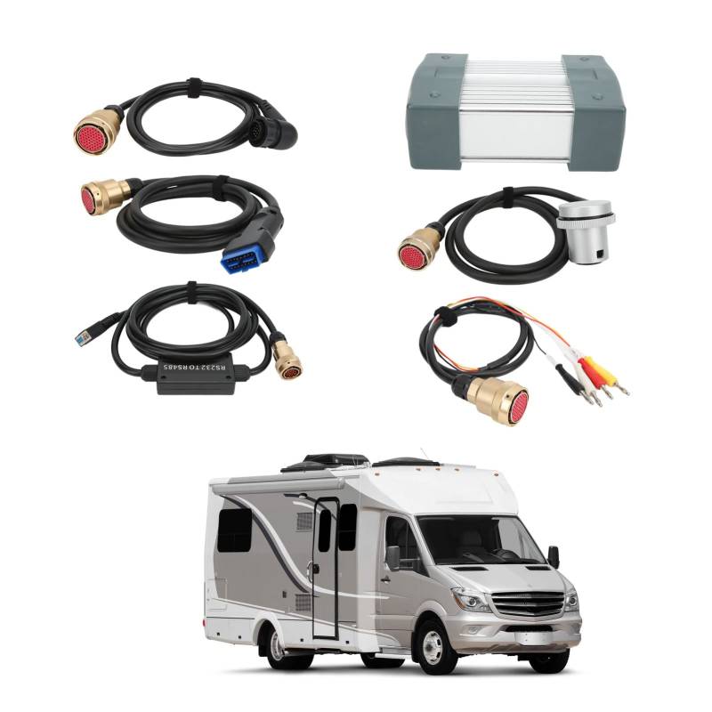 MB Star C3 Start Relais Automatischer Diagnosescanner, C3 Diagnosewerkzeug C3 Multiplexer Diagnosescanner Für 12V 24V Auto, Bus, LKW von Tonysa