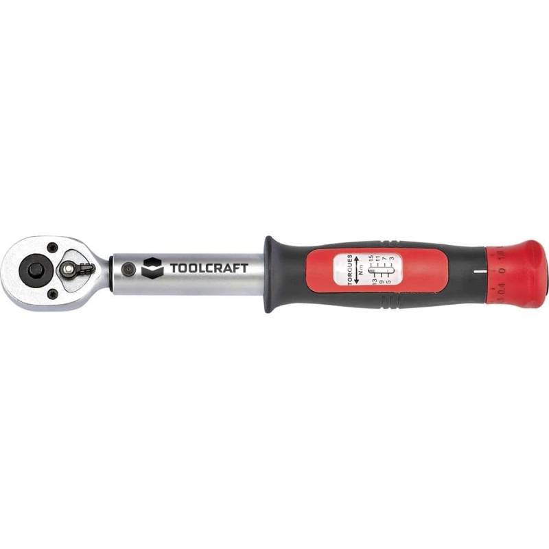 Toolcraft 1525064 Drehmomentschlüssel 1/4 (6.3 mm) 3-15 Nm von Toolcraft