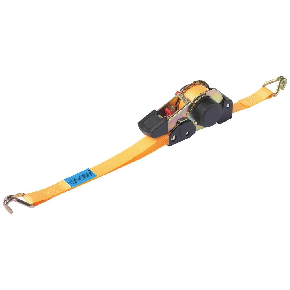 Toolcraft TO-8689779 Selbstaufrollender Spanngurt Zugkraft LC Niederzurren (einzeln/direkt)=320 daN (L x B) 3.5 m x 25 von Toolcraft