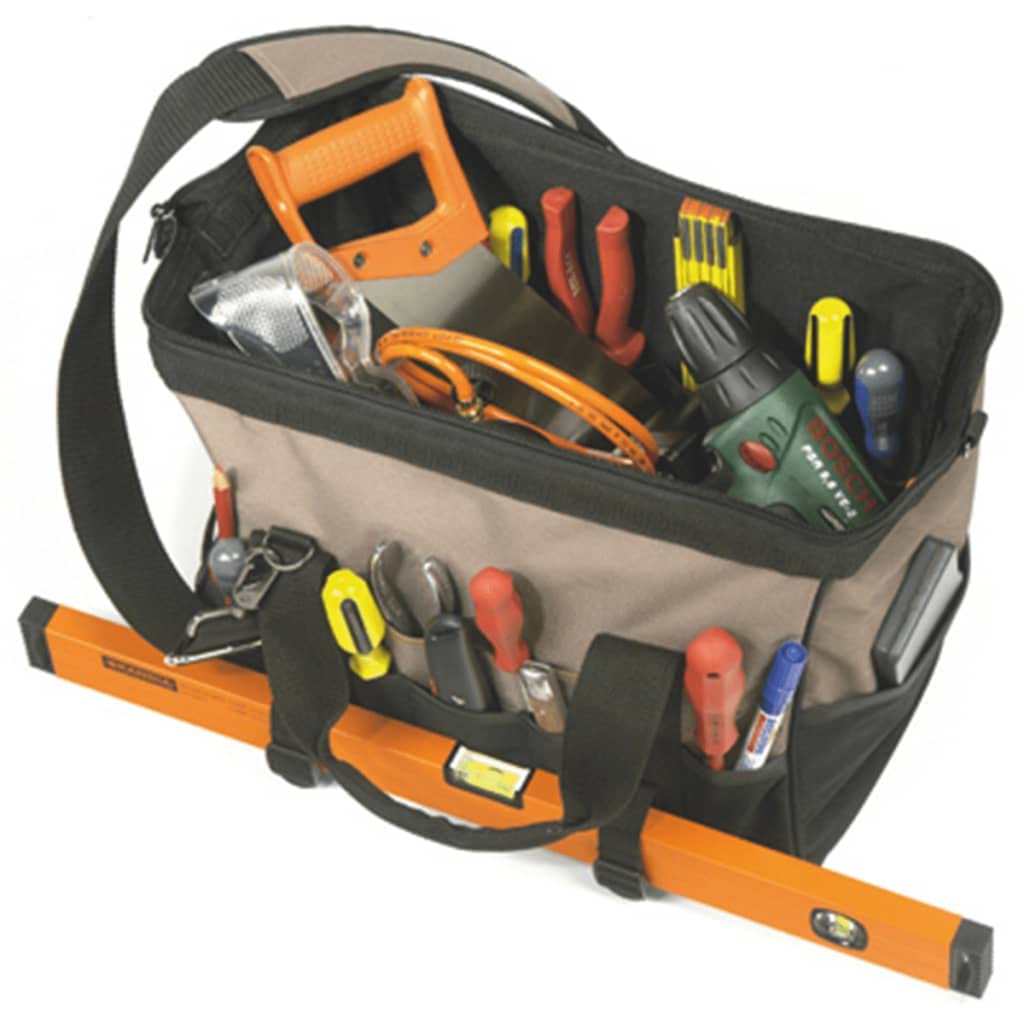 Toolpack Werkzeug-Tragetasche Werkzeugtasche Werkzeugkoffer Classic XL 360.022 von vidaXL