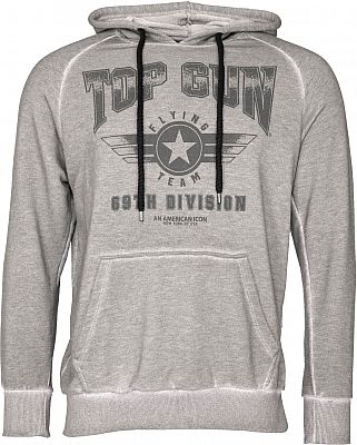 Top Gun 2102, Kapuzenpullover - Hellgrau - XL von Top Gun