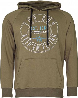 Top Gun 2107, Kapuzenpullover - Oliv - 3XL von Top Gun