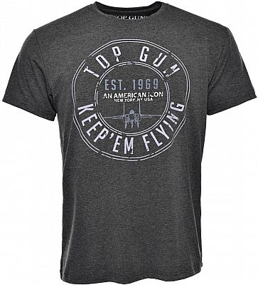 Top Gun 2109, T-Shirt - Dunkelgrau - S von Top Gun