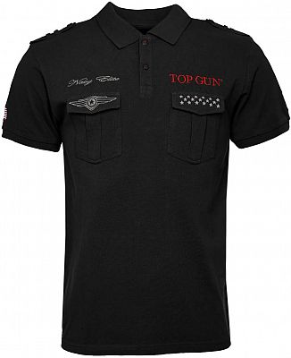 Top Gun 3003, Poloshirt - Schwarz - L von Top Gun