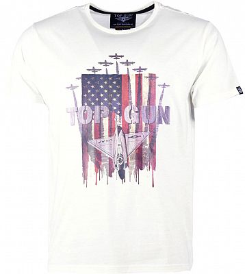 Top Gun 3021, T-Shirt - Weiß - 4XL von Top Gun