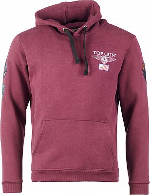 Top Gun 3130, Kapuzenpullover - Dunkelrot - XXL von Top Gun