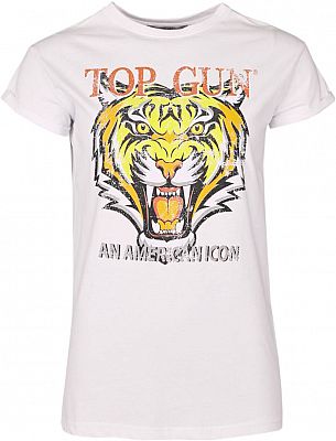 Top Gun 4002 Tiger, T-Shirt Damen - Weiß - M von Top Gun