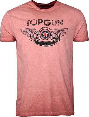 Top Gun Construction, T-Shirt - Rot - M von Top Gun