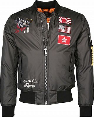 Top Gun Dragon, Textiljacke - Dunkelgrau - 3XL von Top Gun