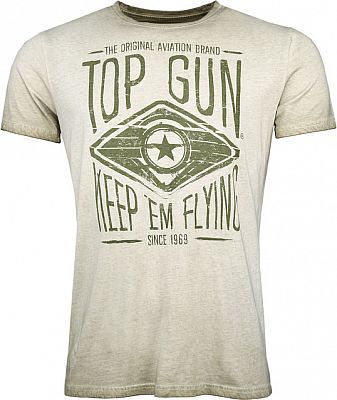 Top Gun Growl, T-Shirt - Grün - M von Top Gun