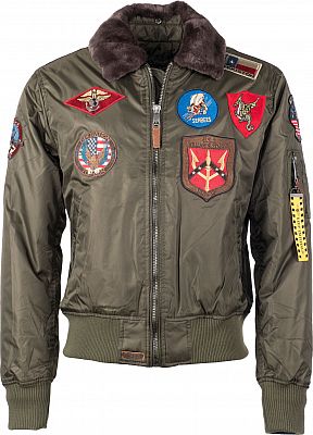 Top Gun Machine, Textiljacke - Dunkelgrün - 3XL von Top Gun