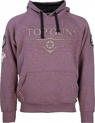 Top Gun Simulator, Kapuzenpullover - Dunkelrot - M von Top Gun