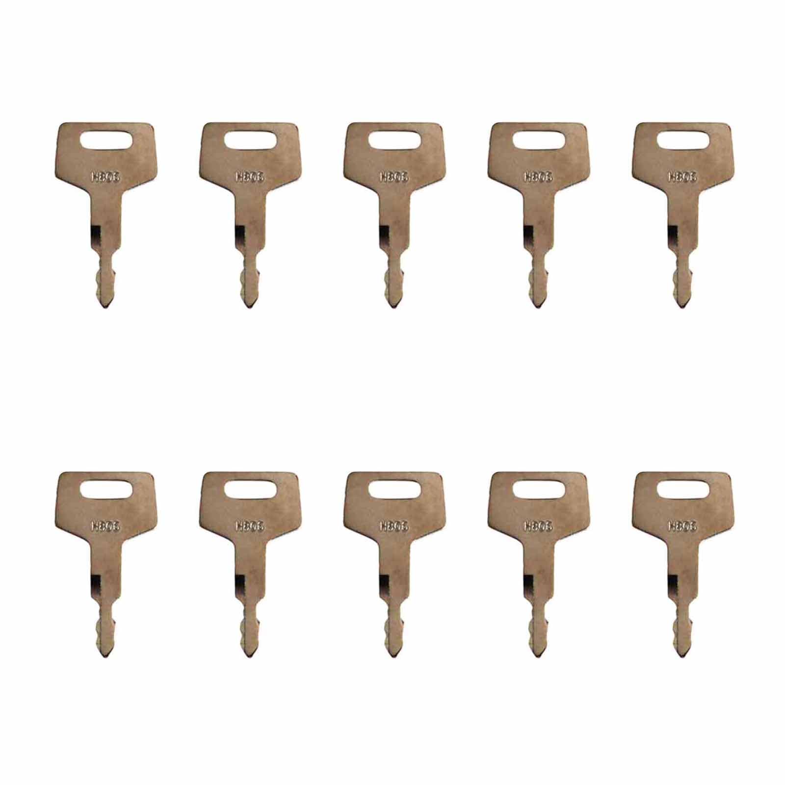 10 Stücke Zündschalter Bagger H806 17001-00019 Schlüssel für Takeuchi von TopHomer