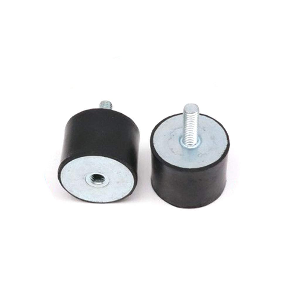 2 STÜCKE VD Typ 10 mm x 10 mm x M4 Gummi-Vibrations-Anti-Vibrations-Isolator-Halterungen Stoßdämpfer Silentblock Auto-Boot-Spulenhalterung Luftkompressor-Zubehör von TopHomer