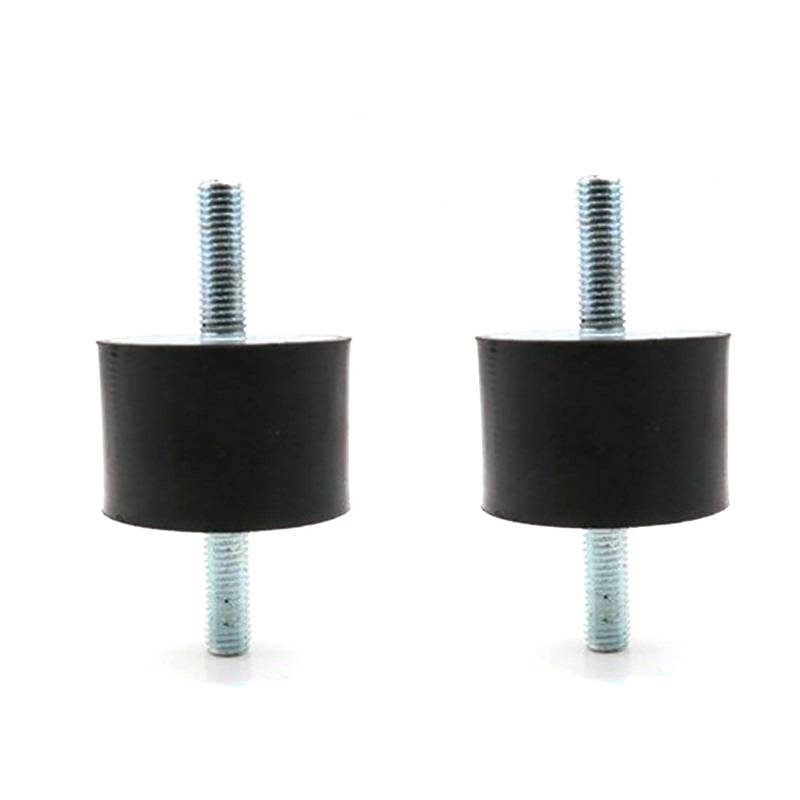 2 STÜCKE VV Typ 60 mm x 40 mm x M12 Gummi Vibration Anti-Vibrations-Isolator Halterungen Stoßdämpfer Silentblock Auto Boot Spulen Halterung Luftkompressoren Zubehör von TopHomer