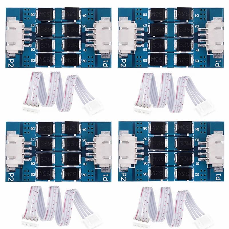 3D-Drucker-Glätter-Addon-Modul, Schrittmotor-Treiber-Clip-Filter für Musterbeseitigung von Schichtlinien, komplettes Set mit Verbindungskabel (4 Stück) von TopHomer