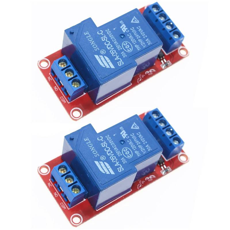 Relais Modul 1-Kanal, 12V 30A Trigger Erweiterungsplatine, Relaisplatine mit Optokoppler, Relaismodul Relaiskarte Relaisschalt von TopHomer