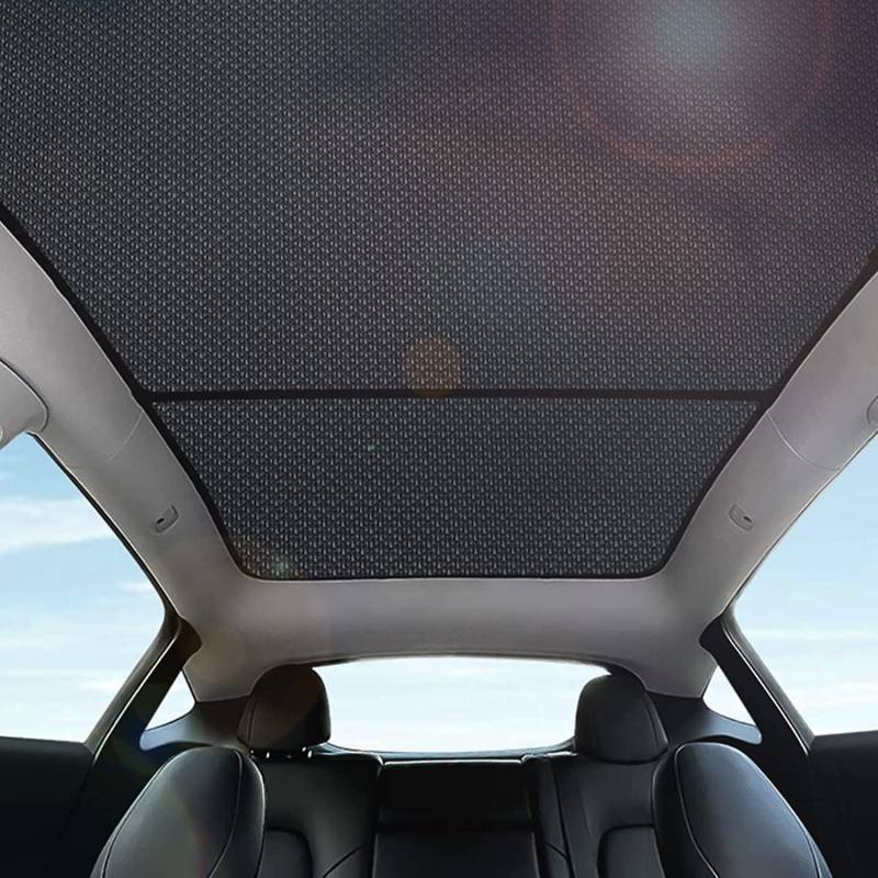 Topfit Sonnenschutz für Model Y Dachfenster Isolierung UV-Strahlen Schutz Sonnenschutz für Tesla Model Y (2020-2024) Wärmedämmende Blenden von Topfit