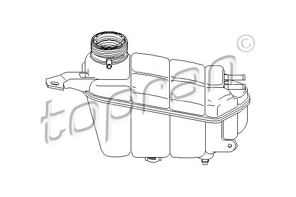 Ausgleichsbehälter, Kühlmittel Topran 400 893 von Topran