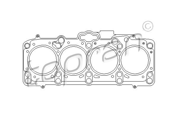 Dichtung, Zylinderkopf Topran 109 359 von Topran