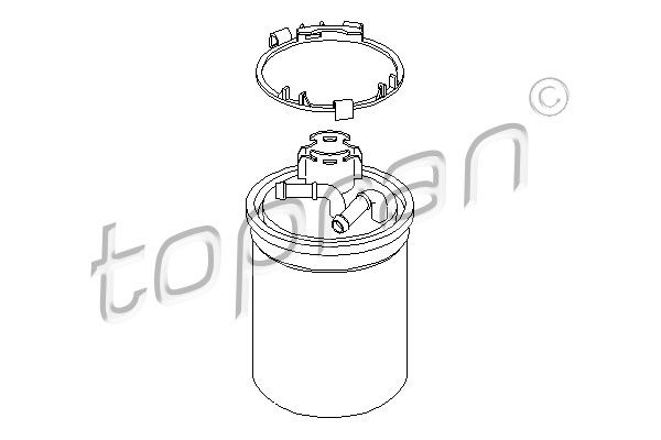 Kraftstofffilter Topran 111 168 von Topran