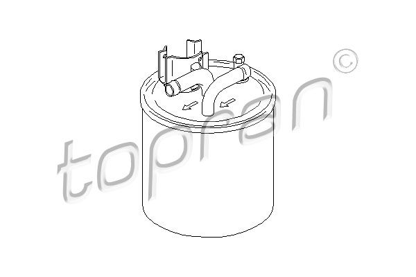 Kraftstofffilter Topran 113 255 von Topran