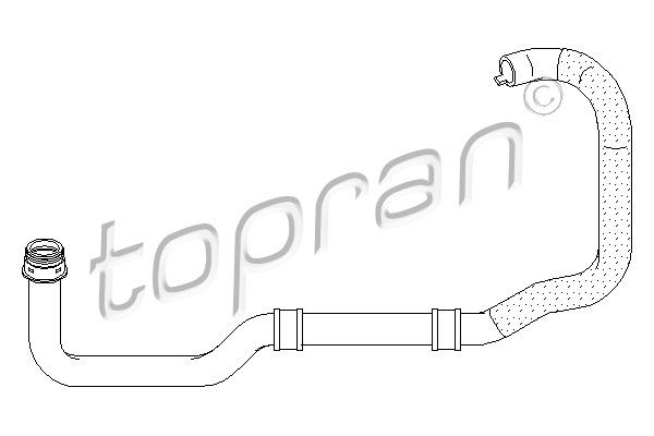 Kühlerschlauch unten Topran 721 835 von Topran