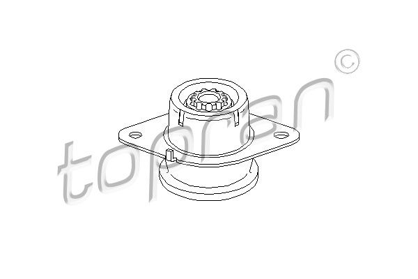 Lagerung, Motor links Topran 207 758 von Topran