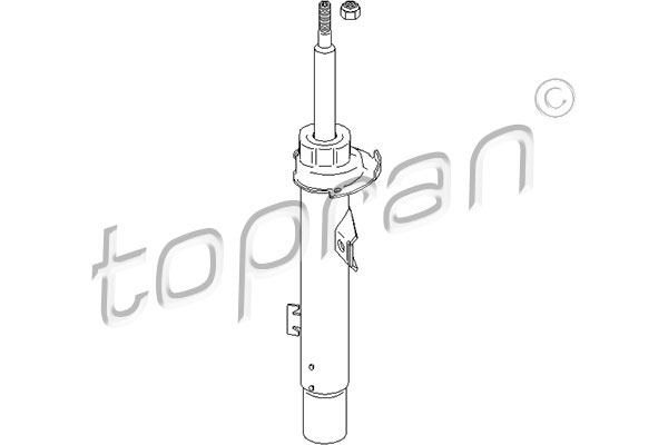 Stoßdämpfer Vorderachse rechts Topran 501 629 von Topran