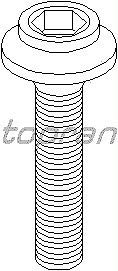 TOPRAN 108 139 Schraube, Gelenkwellenflansch von Topran