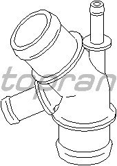 TOPRAN 108 877 Kühlmittelflansch von Topran