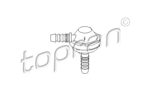 TOPRAN 112 282 Ventil, Luftsteuerung-Ansaugluft von Topran