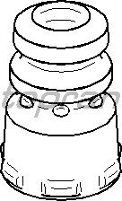 TOPRAN 112 310 Anschlagpuffer, Federung von Topran