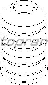 TOPRAN 400 363 Anschlagpuffer, Federung von Topran