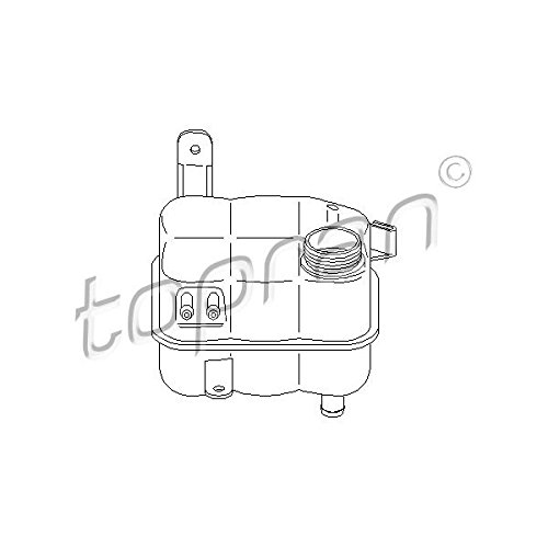 TOPRAN Ausgleichsbehälter für Kühlmittel, 302 783 von Topran