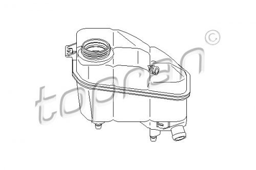 TOPRAN Ausgleichsbehälter für Kühlmittel, 401 008 von Topran