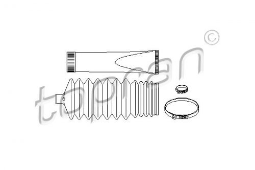 TOPRAN Faltenbalgsatz für Lenkung, 201 783 von Topran